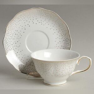 Footed Cup & Saucer Set